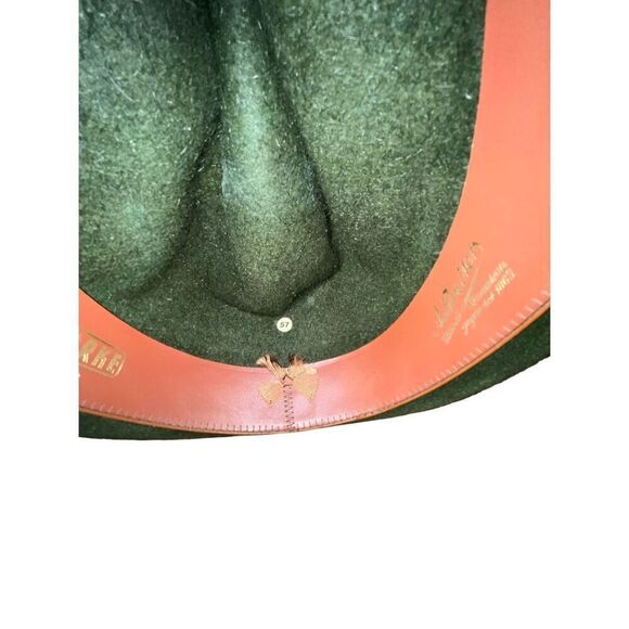 A. Breiter Monchen Fedora Green Feather German Hat Velour Octoberfest Hausmarke - Picture 5 of 6